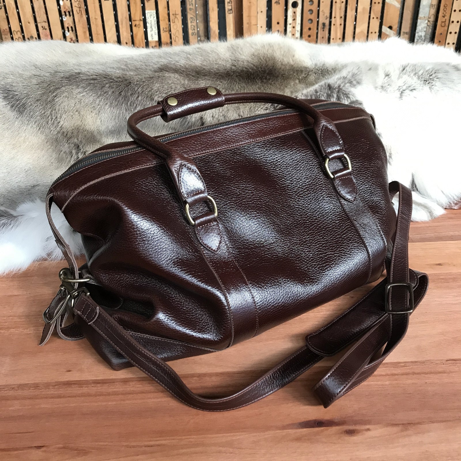 Leather Travel Bag, Leather Luggage Bags
